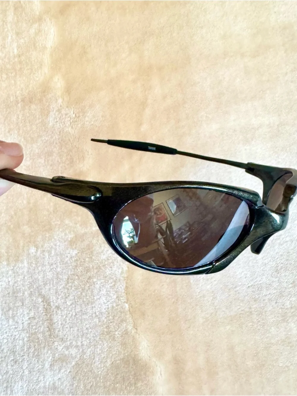 Vintage Y2K Black Cyberpunk Sunglasses
